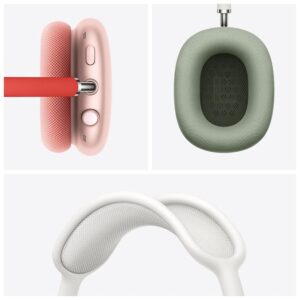 Airpods Max - Premium Over Ear Wireless Bluetooth Headphones With High Fidelity Audio Active Noise Cancellation And Luxurious Comfort Fit (Random Color)